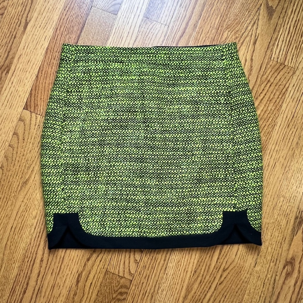 J.Crew Tweed Metallic Mini Skirt